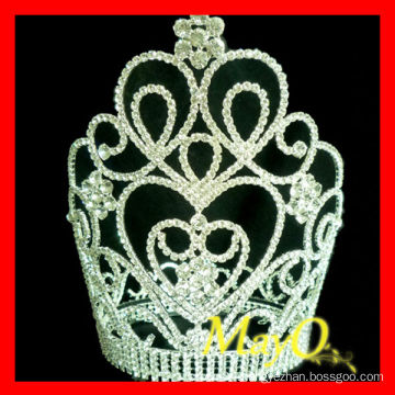 Large tall crystal pageant crowns